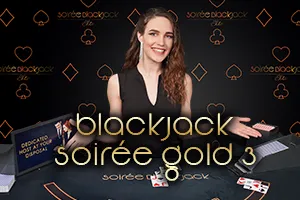 Blackjack Soirée Gold 3 - KISS69